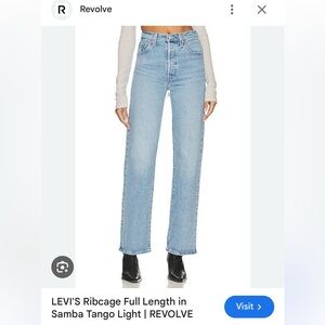 Levi’s full length ribcage samba tango light